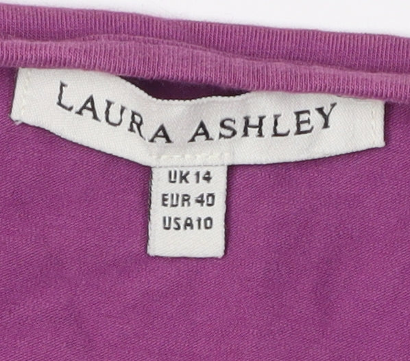 Laura Ashley Women's Purple Camisole, Size 14 - Casual Wear