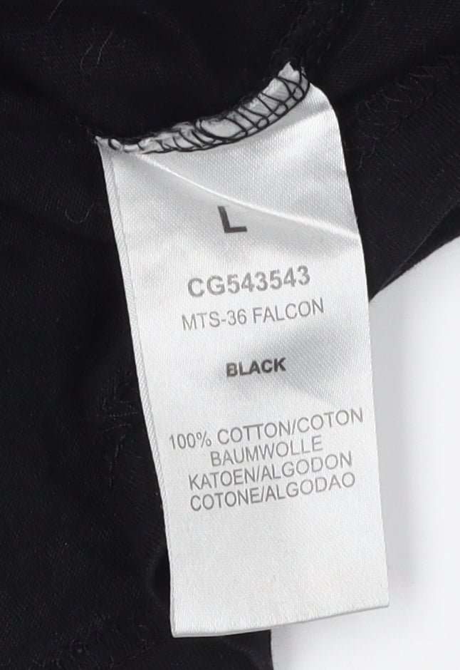Brave Soul Men's Large Black Crew Neck T-Shirt