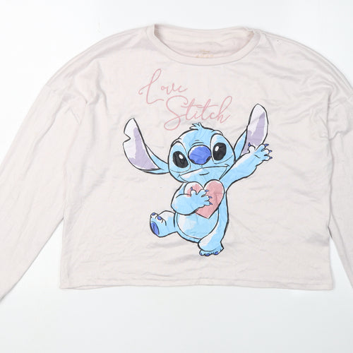 Disney Women’s Ivory Stitch Pullover Jumper - One Size