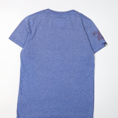 Superdry Men's Blue Crew Neck T-Shirt Medium