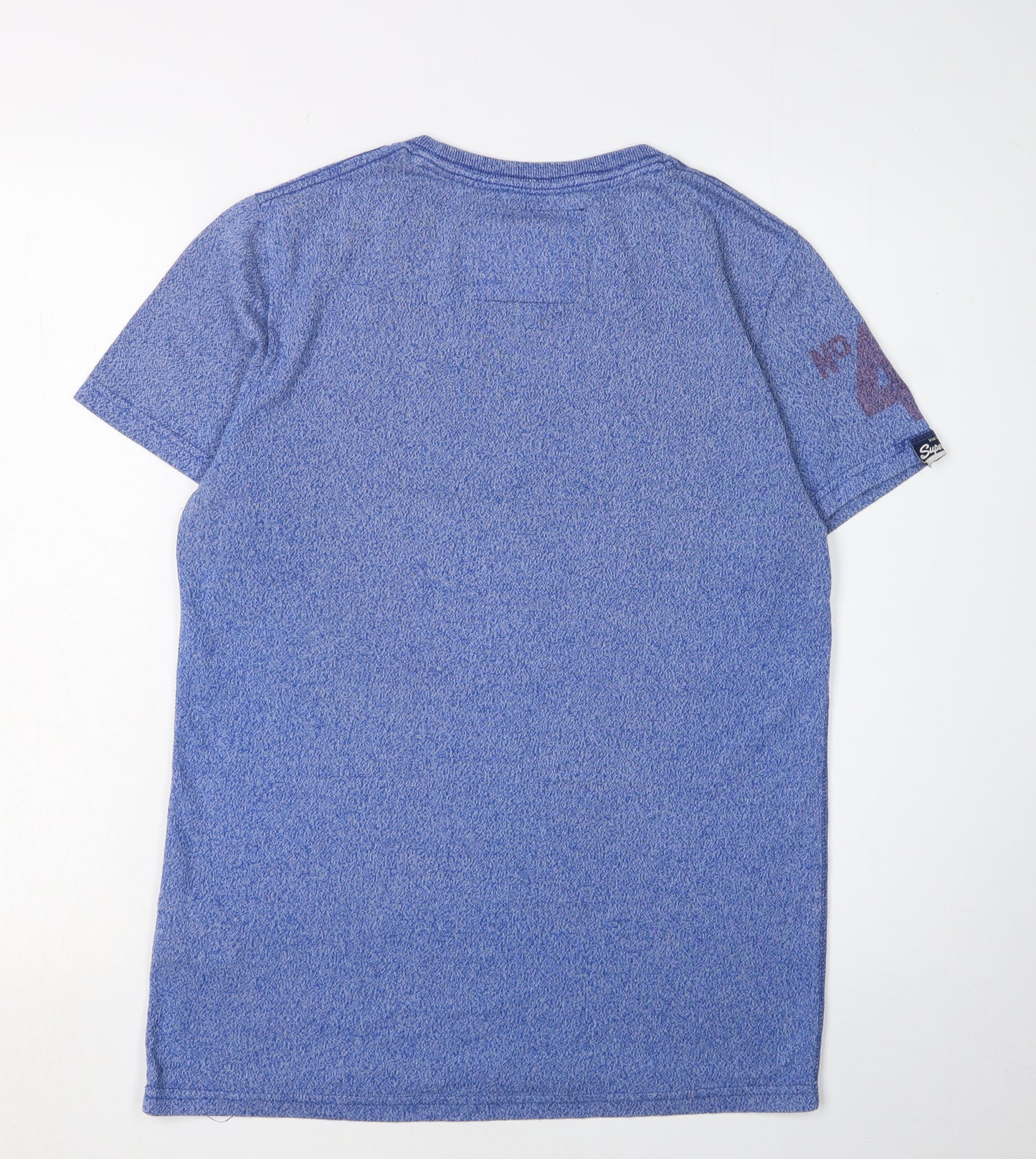 Superdry Men's Blue Crew Neck T-Shirt Medium