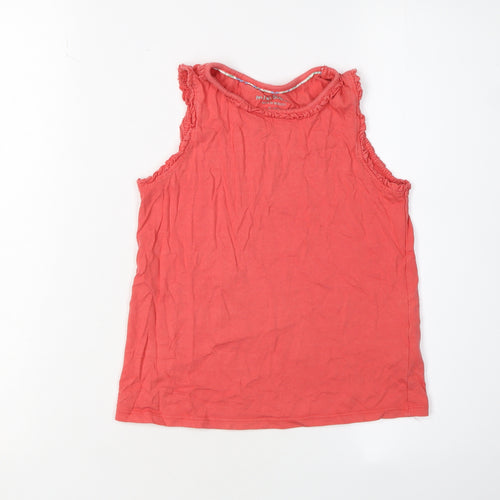 Mini Boden Girls Pink Tank Top 9-10 Years