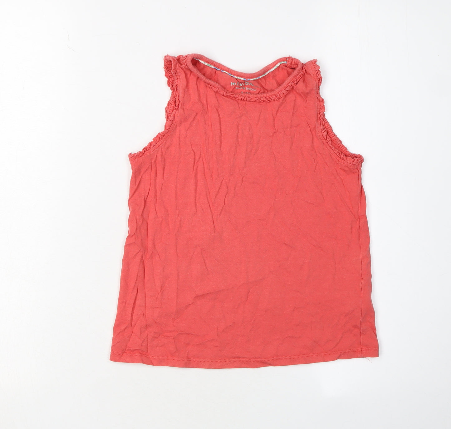 Mini Boden Girls Pink Tank Top 9-10 Years