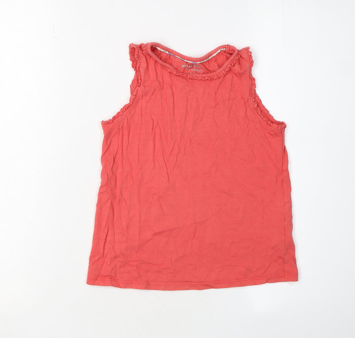 Mini Boden Girls Pink Tank Top 9-10 Years