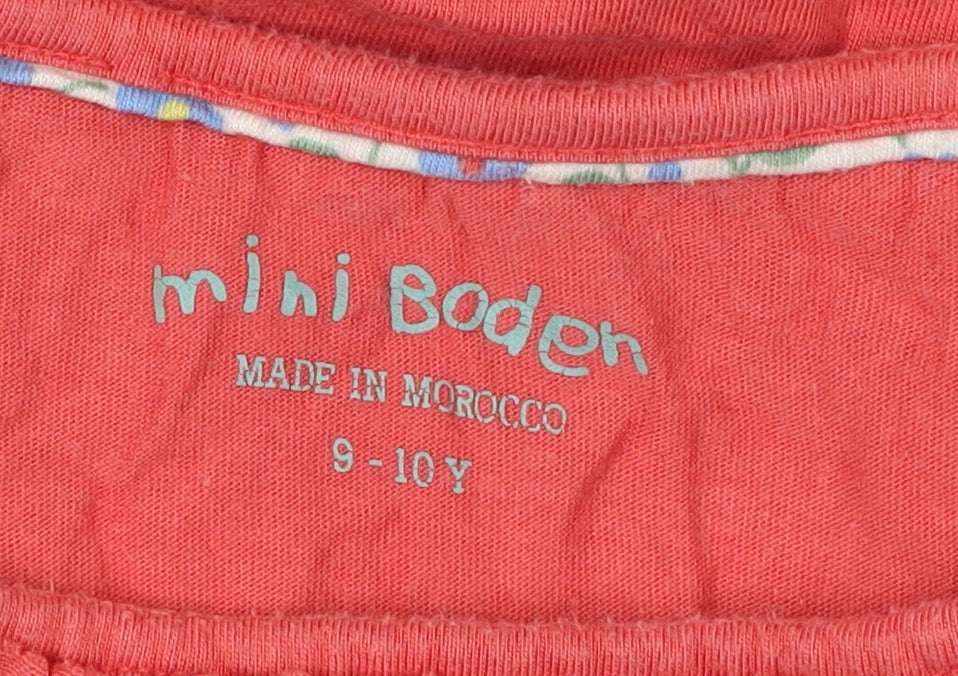 Mini Boden Girls Pink Tank Top 9-10 Years