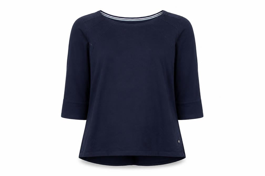 Front view of Sandwich Women's Blue Tunic Blouse, M, Casual
