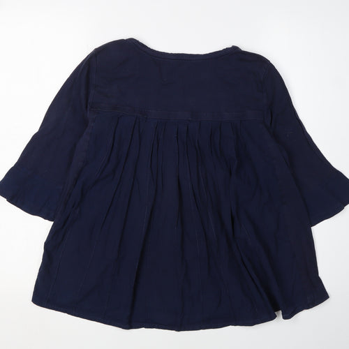 Sandwich Women's Blue Tunic Blouse, M, Casual