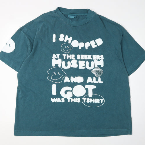 Sisters + Seekers Blue Graphic T-Shirt 2XL Unisex