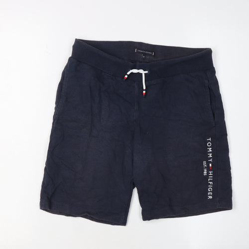 Tommy Hilfiger Boys Navy Sweat Shorts Size 13 Regular