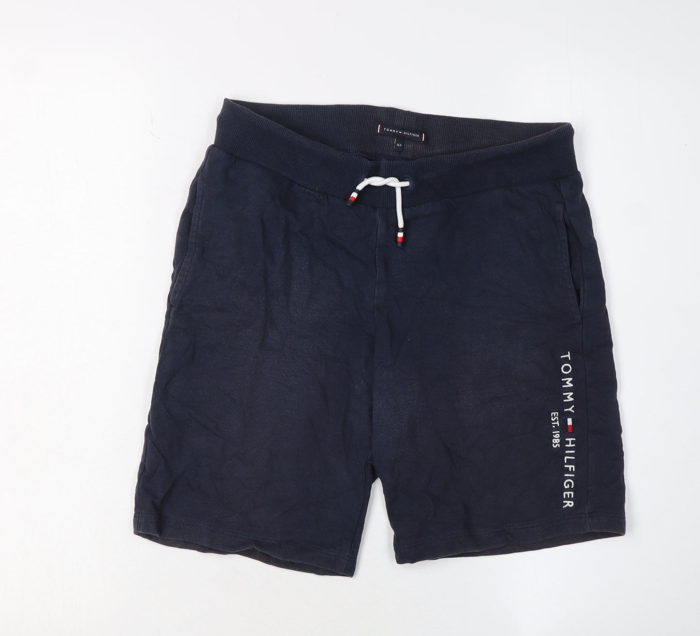 Tommy Hilfiger Boys Navy Sweat Shorts Size 13 Regular