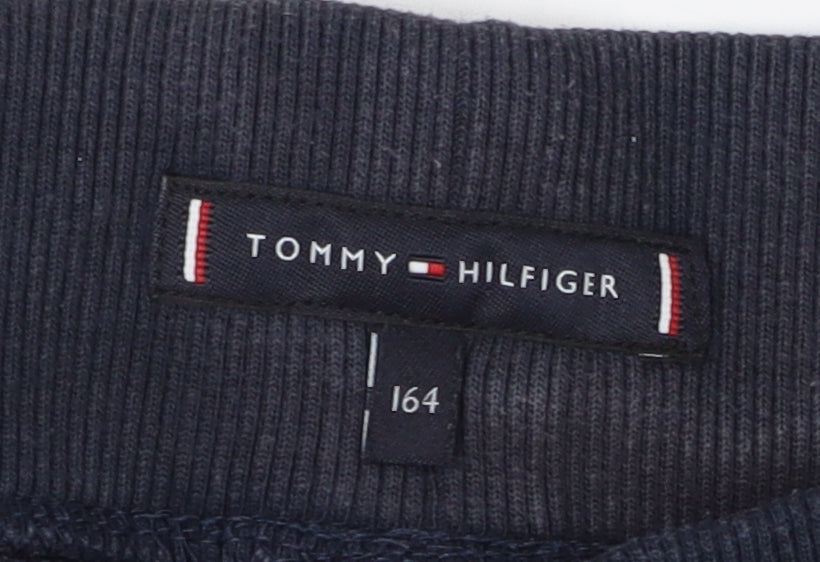 Tommy Hilfiger Boys Navy Sweat Shorts Size 13 Regular