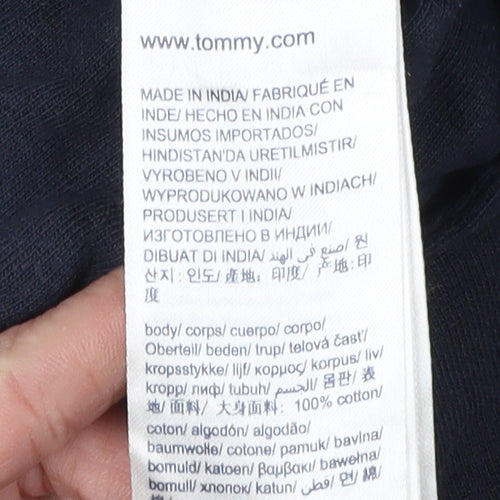 Tommy Hilfiger Boys Navy Sweat Shorts Size 13 Regular