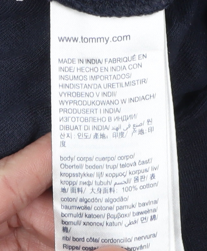 Tommy Hilfiger Boys Navy Sweat Shorts Size 13 Regular