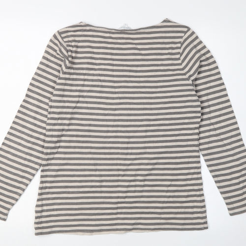 Tulchan Women's Striped Boat Neck Top Size 12