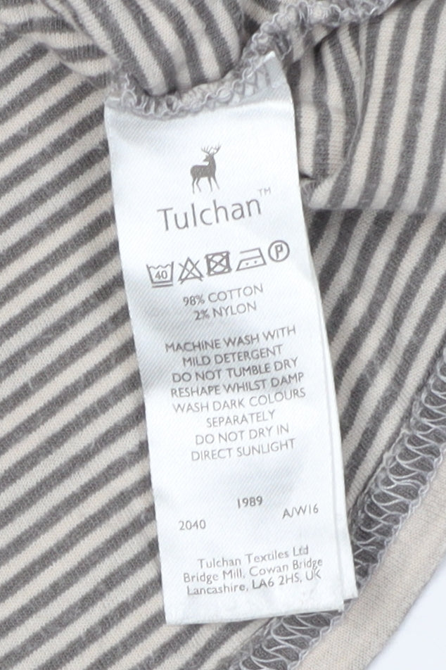 Tulchan Women's Striped Boat Neck Top Size 12