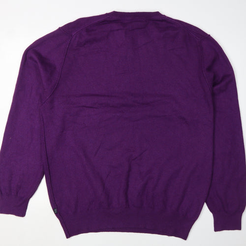 French Connection Men's Purple 2XL Pullover Jumper Knit