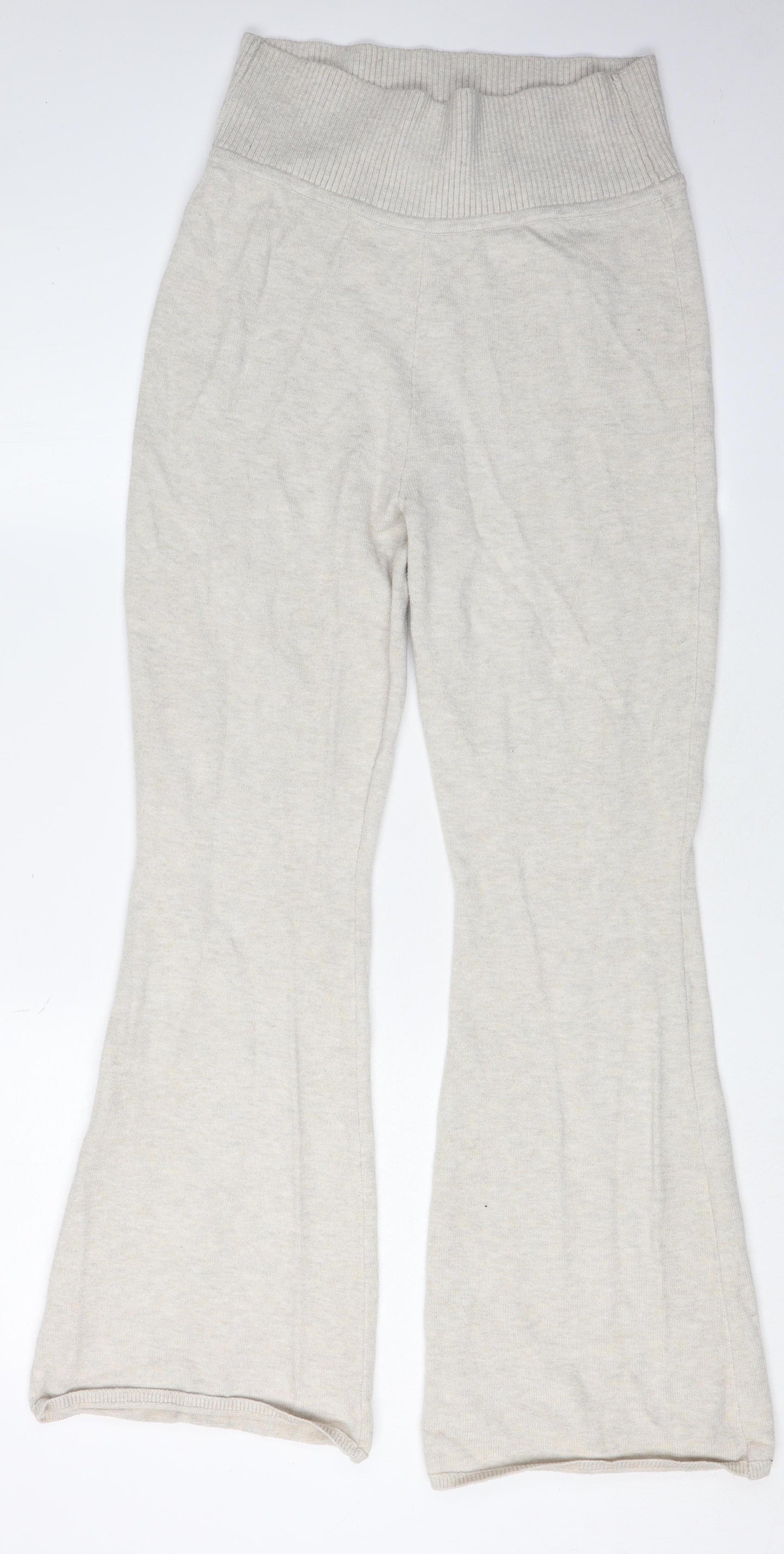 Gilly Hicks Women's Beige Jogger Trousers L