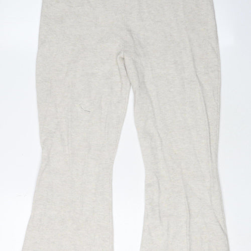 Gilly Hicks Women's Beige Jogger Trousers L