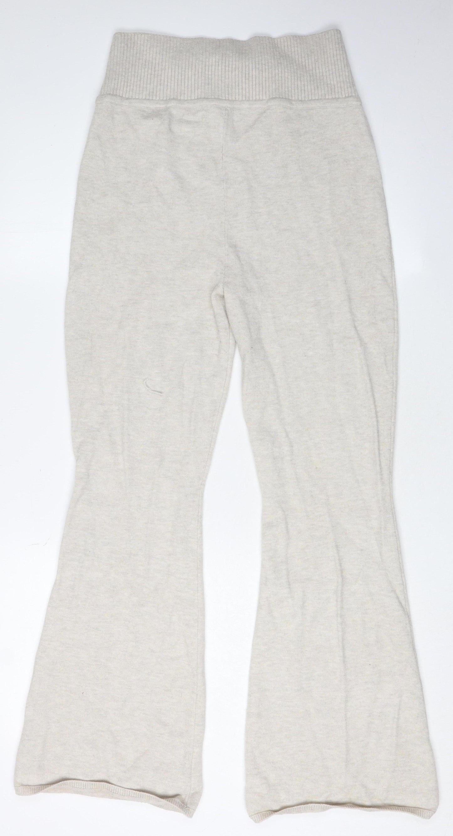 Gilly Hicks Women's Beige Jogger Trousers L