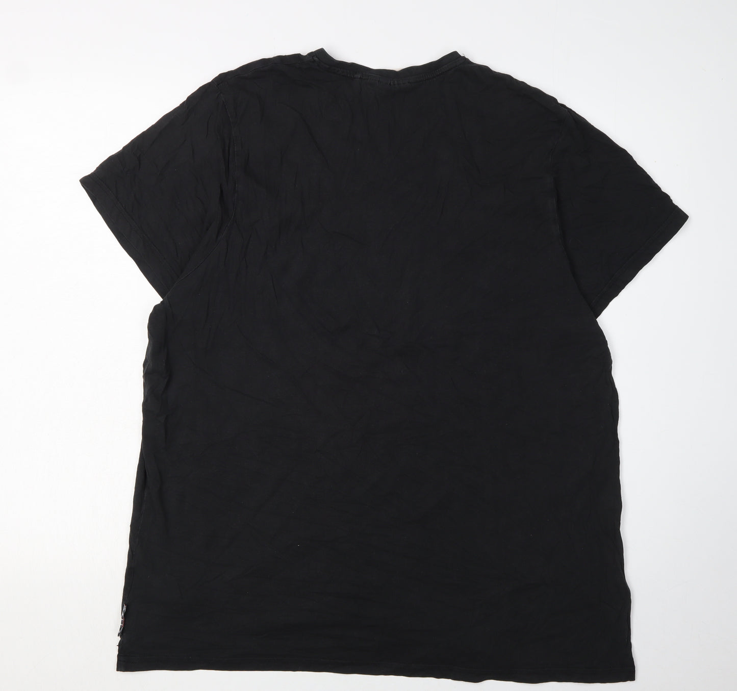 Lee Cooper Men's Black V-Neck XL T-Shirt