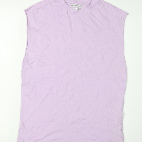 Another Influence Unisex Purple Sleeveless T-Shirt S