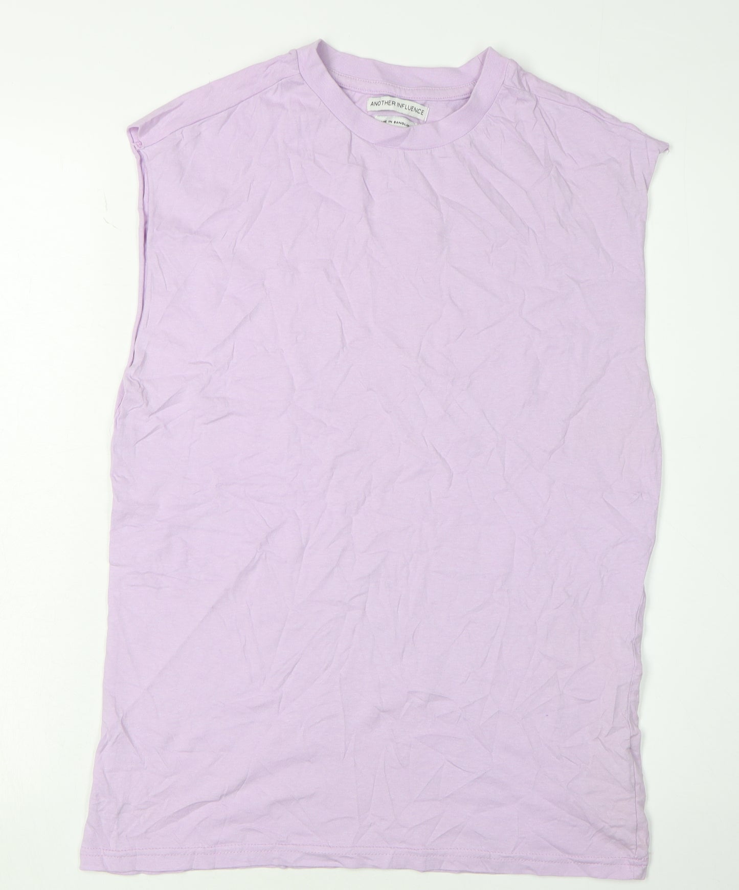 Another Influence Unisex Purple Sleeveless T-Shirt S