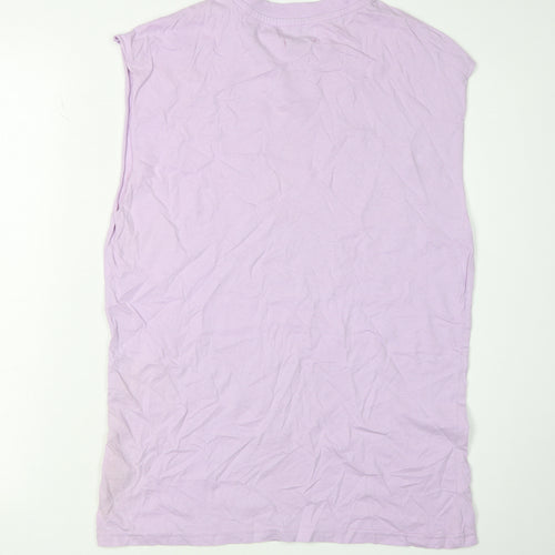 Another Influence Unisex Purple Sleeveless T-Shirt S