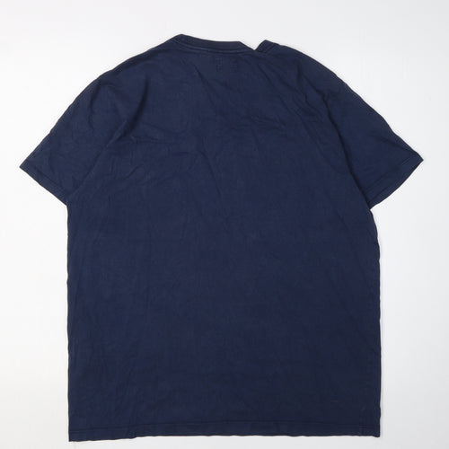 Levi's Men's Blue L T-Shirt, Short Sleeve, Cotton
