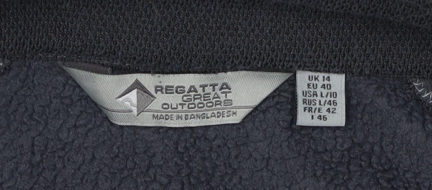 Regatta Women's Black Fleece Pullover Size 14