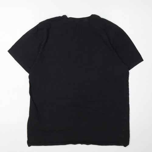 Nike Men's Black Medium Sports Logo T-Shirt