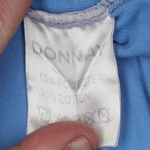 Donnay Men's Blue L Polyester Cotton T-Shirt