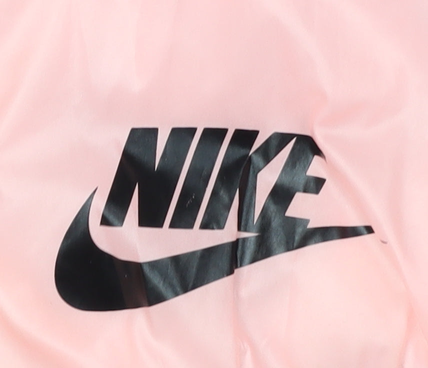 Nike Girls Pink Colourblock Puffer Jacket 5-6 Years