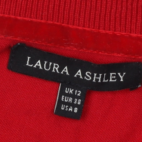 Laura Ashley Women’s Red Pullover Jumper Size 12