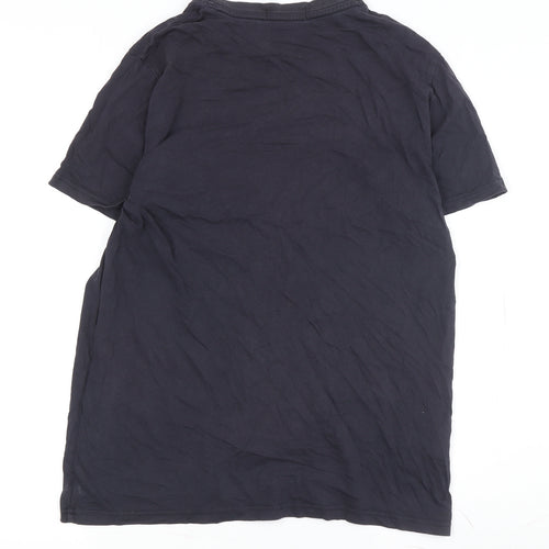 Fred Perry Men's Blue M T-Shirt with Logo Accent