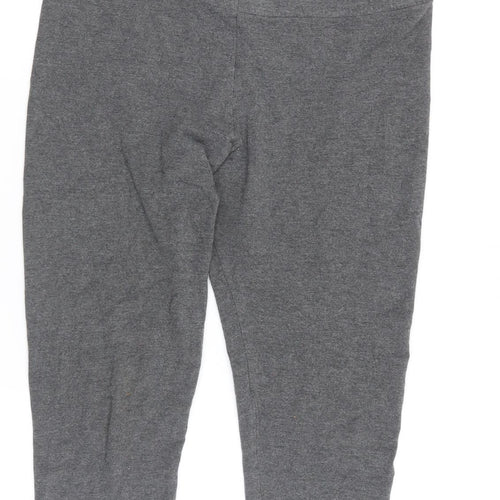 Boden Grey Cropped Leggings Women's Size 10