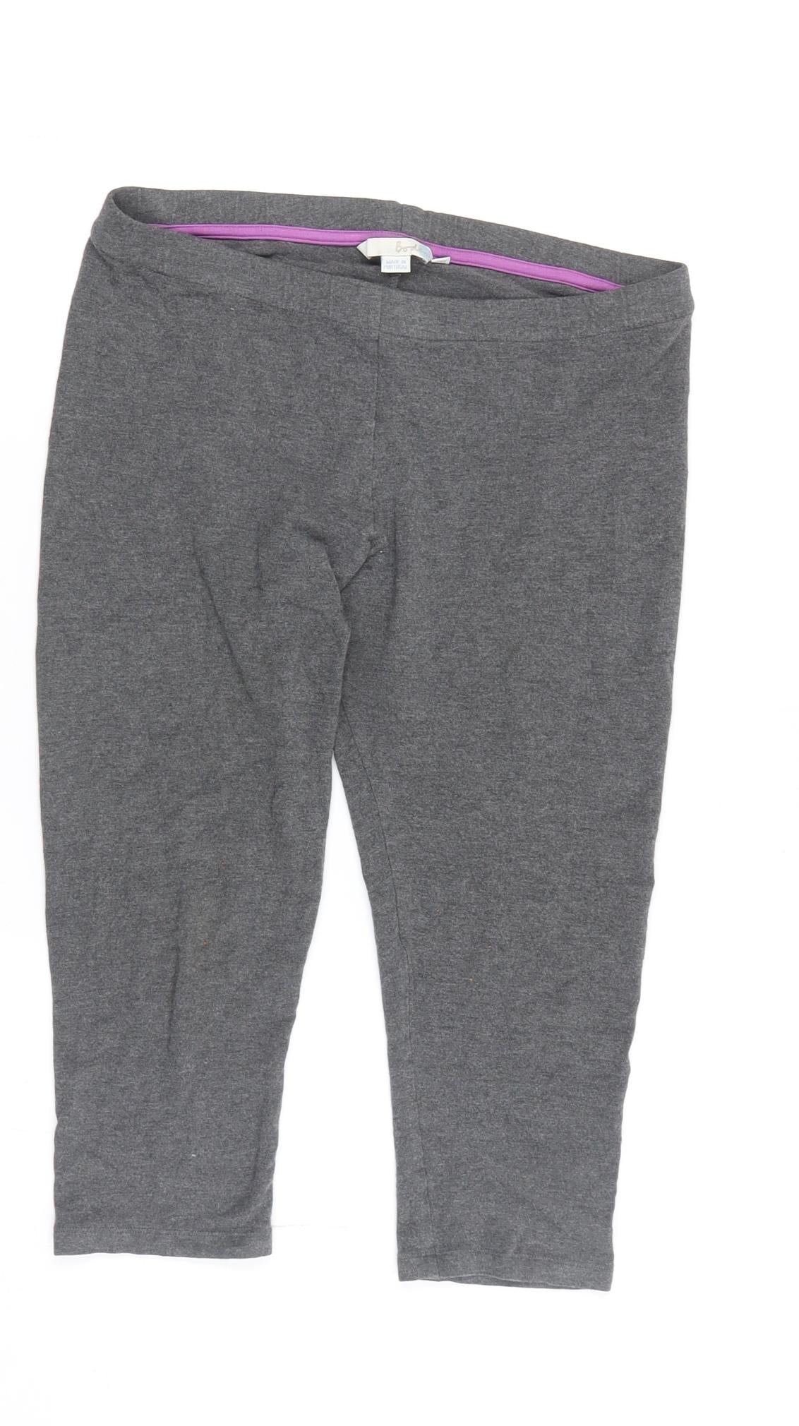 Boden Grey Cropped Leggings Women's Size 10