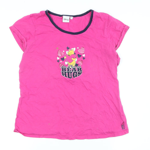 Disney Women's Pink Pyjama Top Size 12