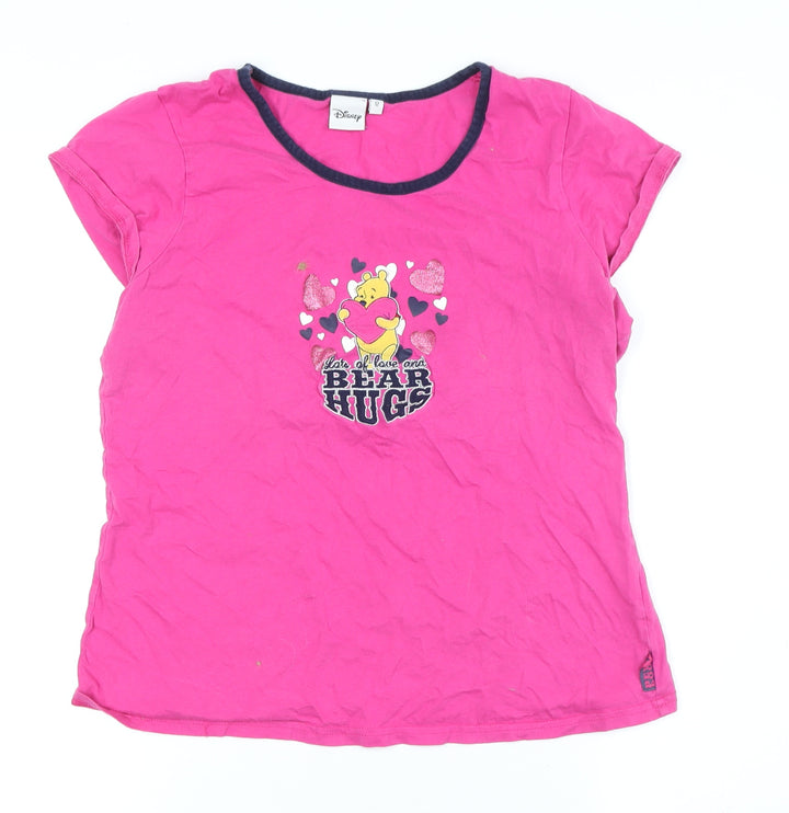 Disney Women's Pink Pyjama Top Size 12