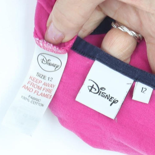 Disney Women's Pink Pyjama Top Size 12