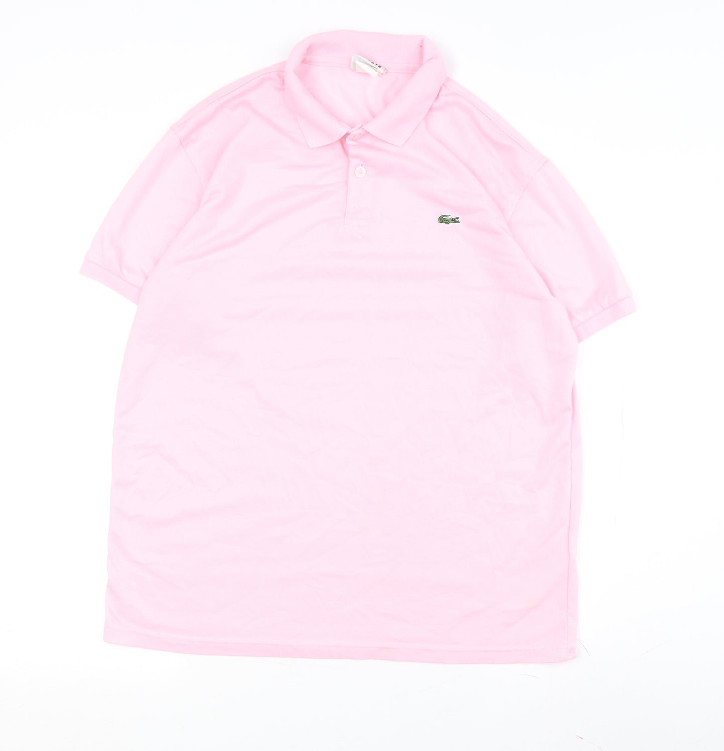 Lacoste Men's Pink Polo Shirt, XL, Classic Fit