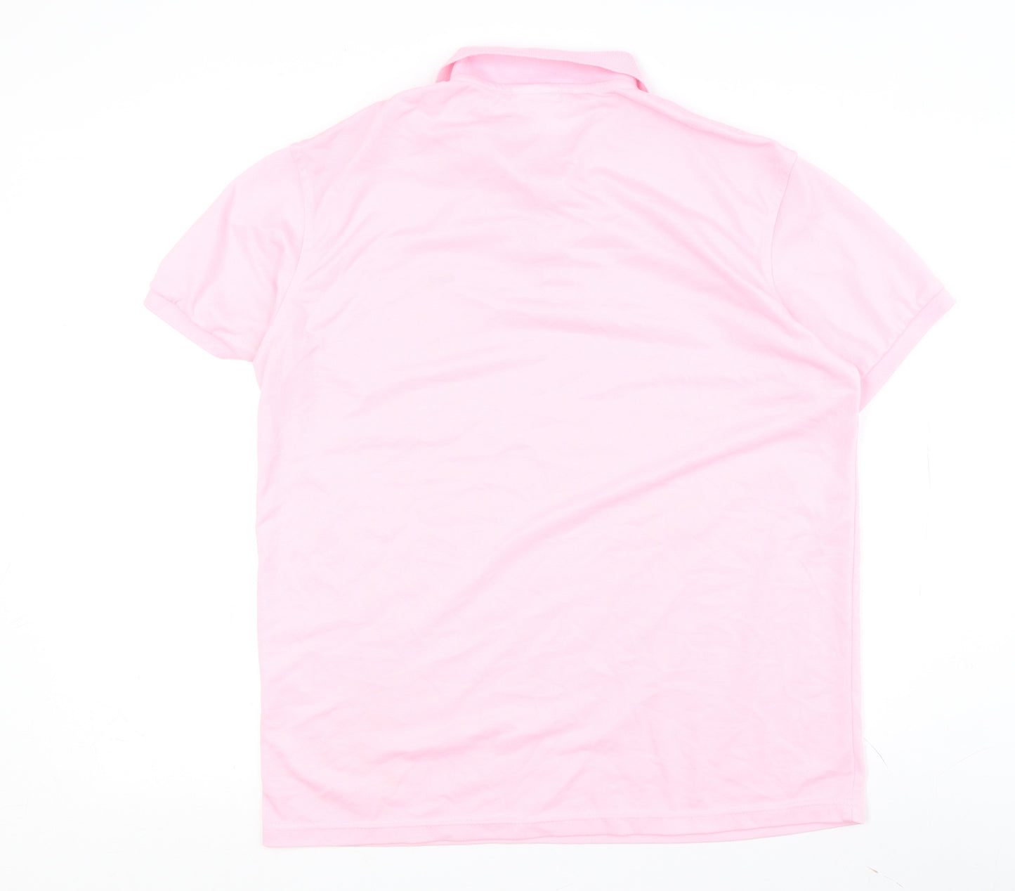 Lacoste Men's Pink Polo Shirt, XL, Classic Fit
