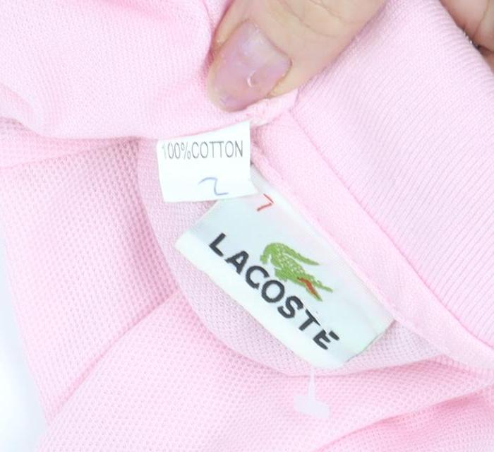 Lacoste Men's Pink Polo Shirt, XL, Classic Fit