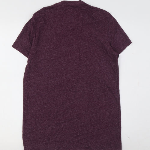 Jack Wills Unisex Purple Slim Fit T-Shirt S Jersey