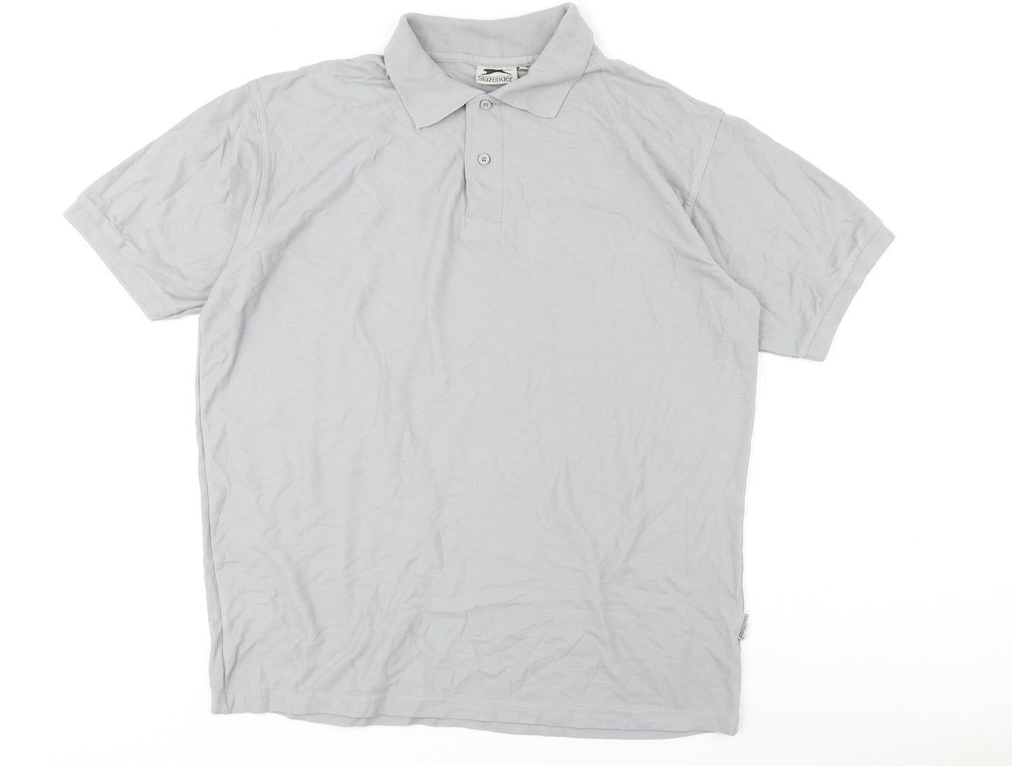 Slazenger Men's Grey XL Polo Shirt Casual
