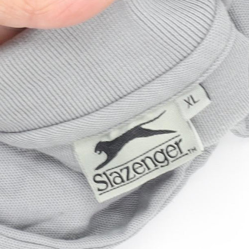 Slazenger Men's Grey XL Polo Shirt Casual