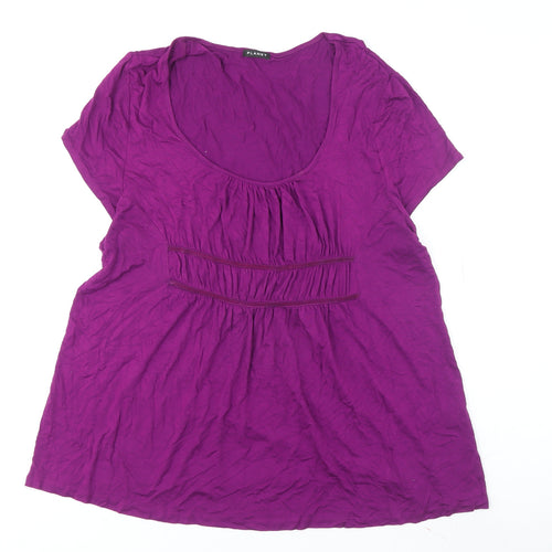 Planet Women's Purple Tunic T-Shirt XL
