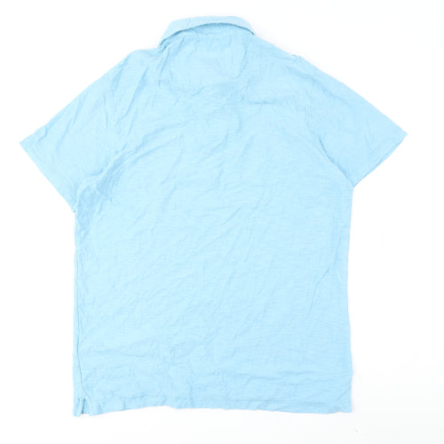 Mantaray Men's Blue Medium Polo Shirt Casual