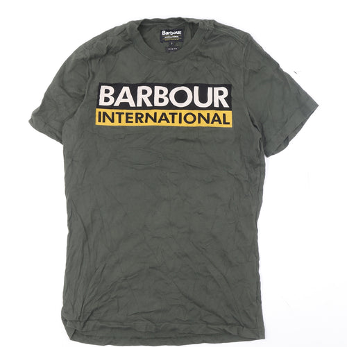 Barbour International Men's Green Slim Fit T-Shirt