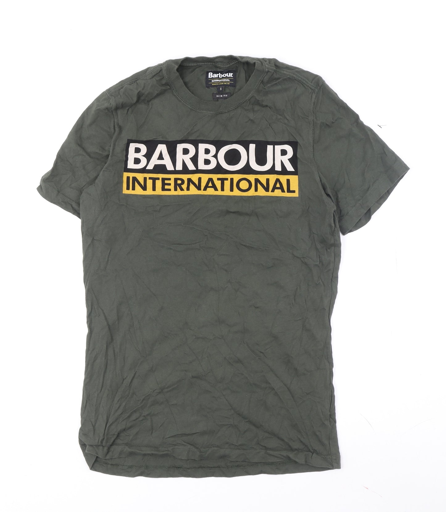 Barbour International Men's Green Slim Fit T-Shirt