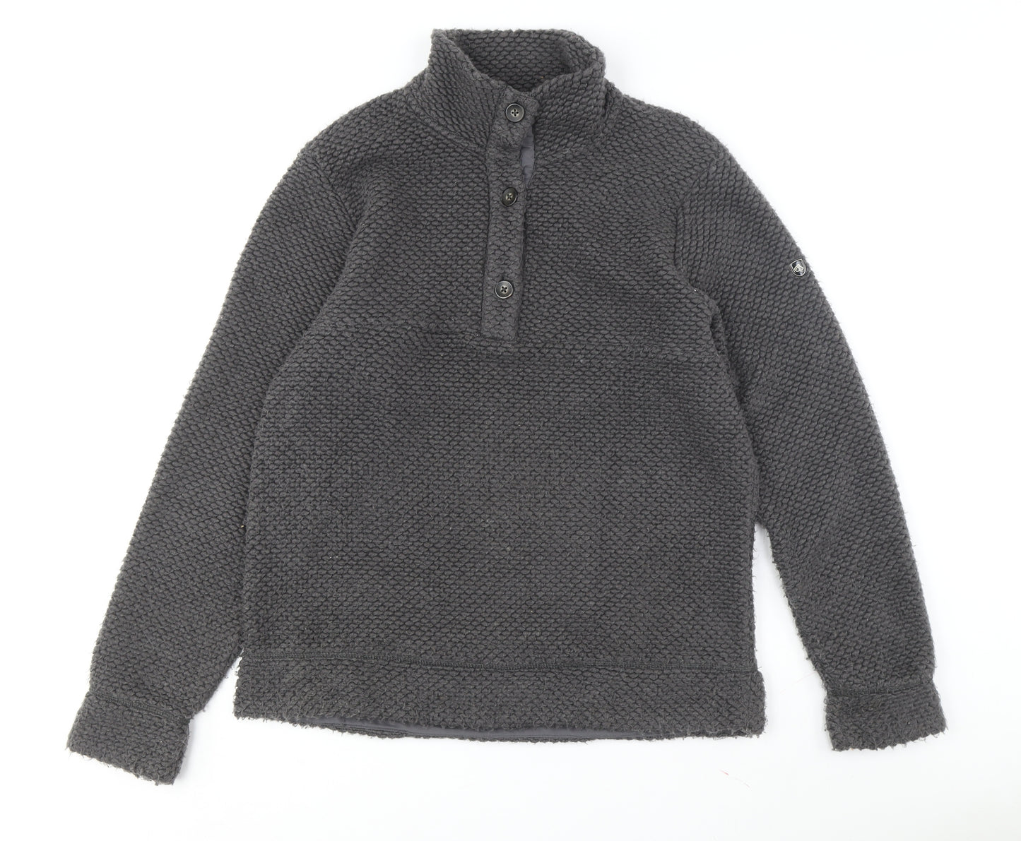 Craghoppers Men's Grey Henley Jumper M